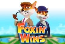Image of the slot machine game Foxin’ Wins￼ provided by Nextgen Gaming