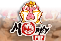 Image of the slot machine game Monkey Pop provided by Dragon Gaming