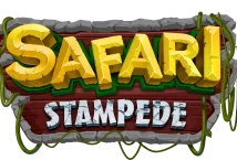 Image of the slot machine game Safari Stampede provided by Dragon Gaming
