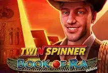 Image of the slot machine game Twin Spinner Book of Ra Deluxe provided by novomatic.