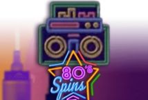 Image of the slot machine game 80’s Spins provided by red-tiger-gaming.