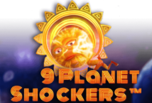 Image of the slot machine game 9 Planet Shockers provided by Matrix Studios