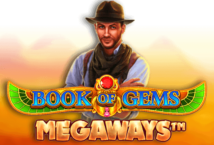 Image of the slot machine game Book of Gems Megaways provided by Skywind Group