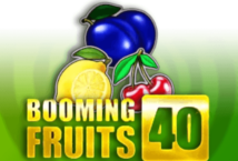 Image of the slot machine game Booming Fruits 40 provided by 1spin4win
