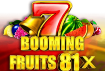 Image of the slot machine game Booming Fruits 81x provided by 1spin4win