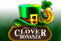 Image of the slot machine game Clover Bonanza provided by Dragoon Soft