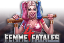Image of the slot machine game Four Femme Fatales provided by skywind-group.