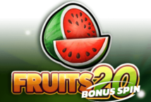 Image of the slot machine game Fruits 20 Bonus Spin provided by holle-games.