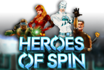 Image of the slot machine game Heroes of Spin provided by Playzido
