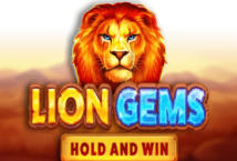 Image of the slot machine game Lion Gems: Hold and Win provided by playson.