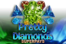 Image of the slot machine game Pretty Diamonds provided by playn-go.