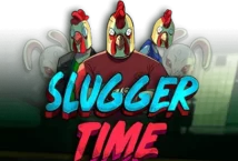 Image of the slot machine game Slugger Time provided by Leander Games