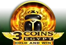 Image of the slot machine game 3 Coins Egypt provided by Red Tiger Gaming