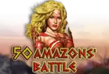 Image of the slot machine game 50 Amazons Battle provided by Red Tiger Gaming