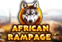 Image of the slot machine game African Rampage provided by dragongaming.
