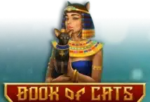 Image of the slot machine game Book of Cats provided by Hacksaw Gaming