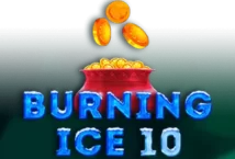 Image of the slot machine game Burning Ice 10 provided by stakelogic.