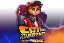 Image of the slot machine game Cat to the Future provided by Casino Technology