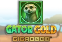 Image of the slot machine game Gator Gold GigaBlox provided by Yggdrasil Gaming