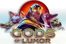 Image of the slot machine game Gods of Luxor provided by woohoo-games.