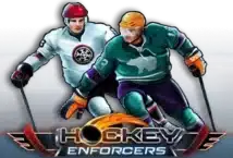 Image of the slot machine game Hockey Enforcers provided by woohoo-games.