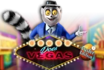 Image of the slot machine game Lemur Does Vegas Easter Edition provided by Habanero