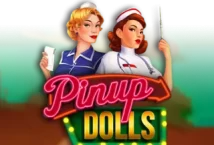 Image of the slot machine game Pinup Dolls provided by Triple Cherry
