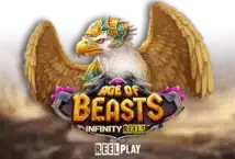 Image of the slot machine game Age of Beasts Infinity Reels provided by woohoo-games.