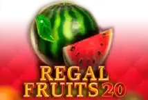 Image of the slot machine game Regal Fruits 20 provided by Booming Games