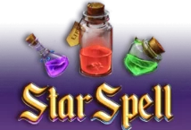 Image of the slot machine game Star Spell provided by Hacksaw Gaming