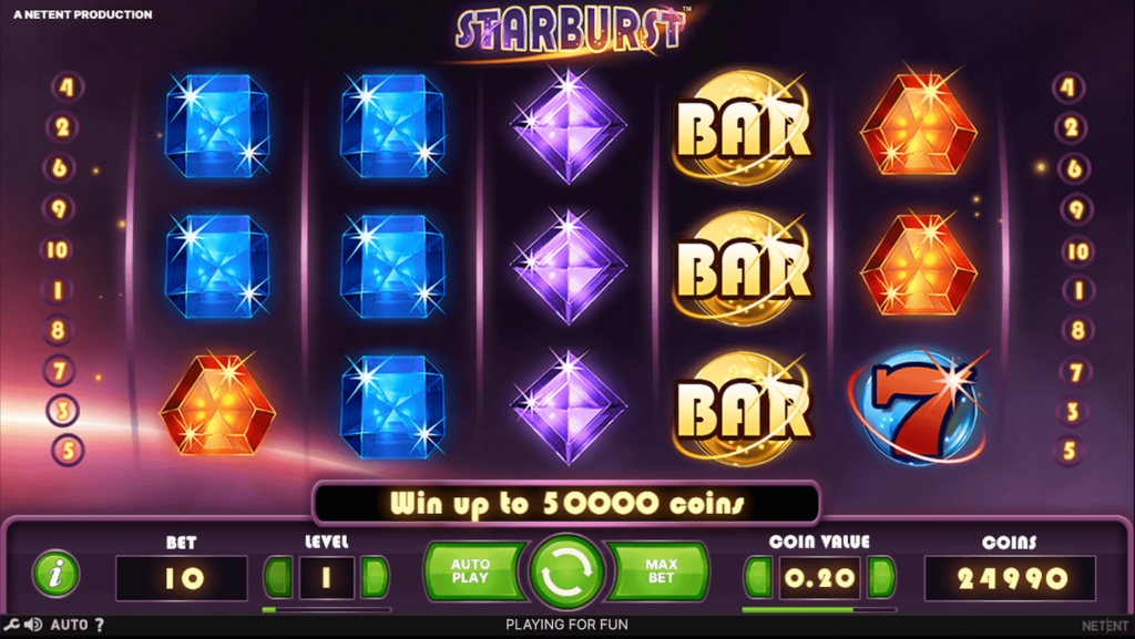 Starburst Xxxtreme Slot Screen