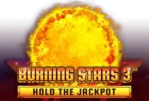 Image of the slot machine game Burning Stars 3 provided by Wazdan