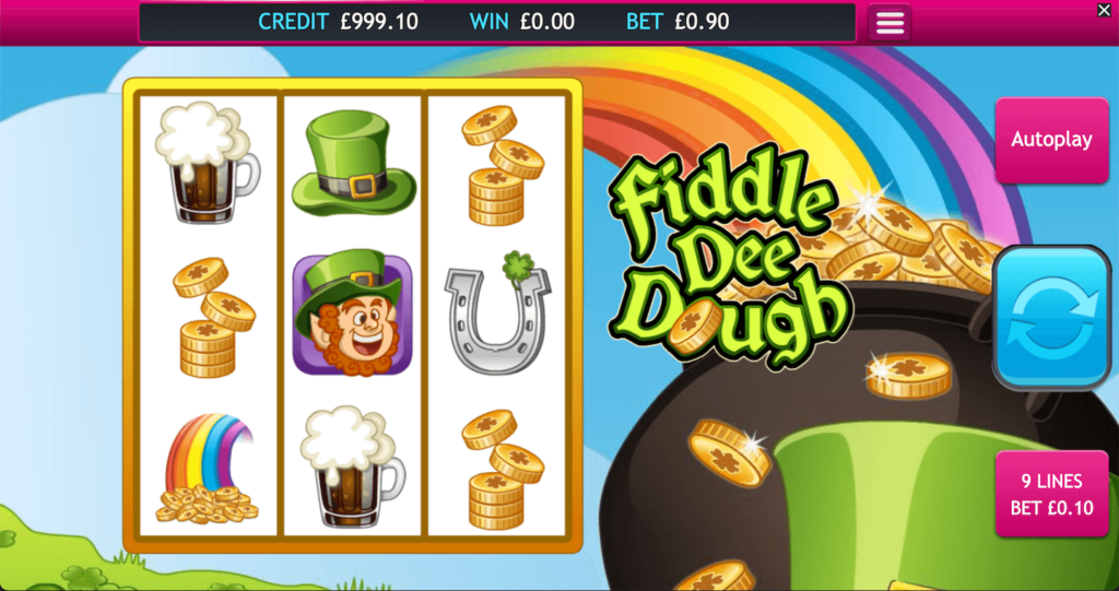 Fiddle Dee Dough Slot Screen