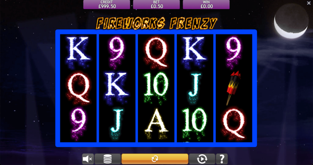 Fireworks Frenzy Slot Screen