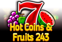 Image of the slot machine game Hot Coins & Fruits 243 provided by 1spin4win