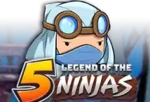 Image of the slot machine game Legend of the 5 Ninjas provided by matrix-studios.