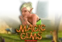Image of the slot machine game Magic Gems Deluxe provided by Leander Games