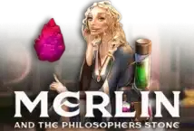 Image of the slot machine game Merlin and The Philosophers Stone provided by PariPlay