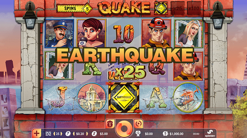 Quake Earthquake Feature