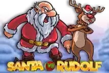 Image of the slot machine game Santa vs Rudolf provided by netent.