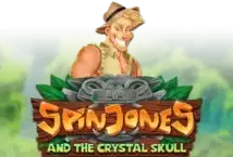 Image of the slot machine game Spin Jones and the Crystal Skull provided by vibra-gaming.