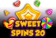 Image of the slot machine game Sweet Spins 20 provided by Iron Dog Studio