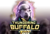Image of the slot machine game Thundering Buffalo: Jackpot Dash provided by High 5 Games