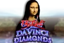 Image of the slot machine game Triple Double Da Vinci Diamonds provided by playn-go.