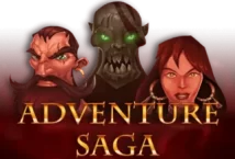 Image of the slot machine game Adventure Saga provided by 7Mojos
