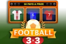 Image of the slot machine game Football 3×3 provided by 1x2 Gaming