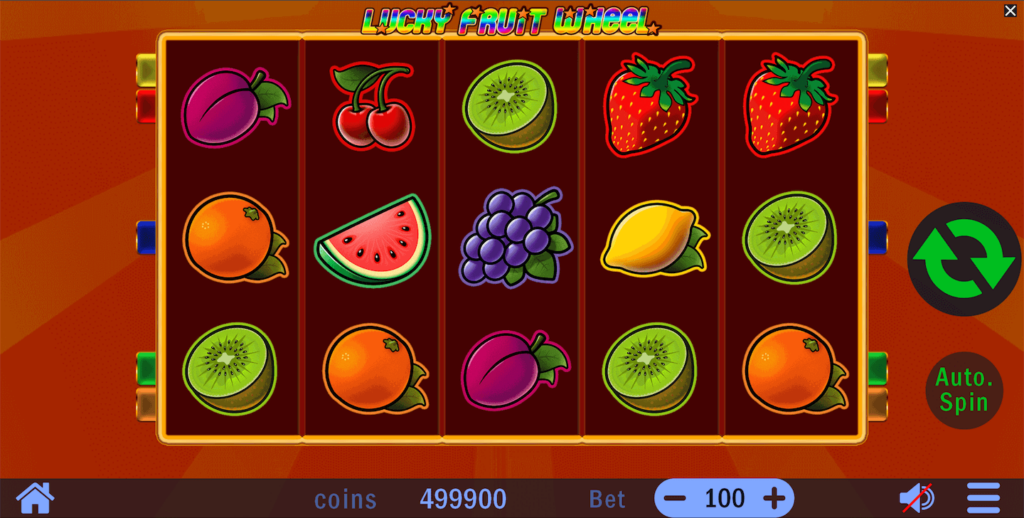 Lucky Fruit Wheel Slot Screen