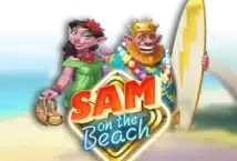 Image of the slot machine game Sam on the Beach provided by Elk Studios