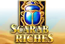 Image of the slot machine game Scarab Riches provided by Iron Dog Studio