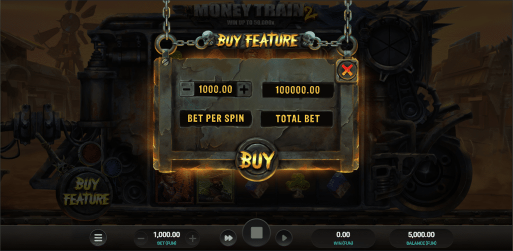 Money Train 2 Buy Feature